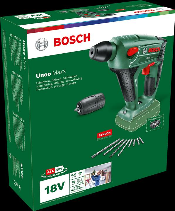 Actual product image Bosch Home & Garden Uneo Maxx (Rechargeable battery operated)