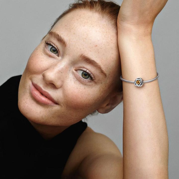 Produktbild Pandora September Geburtsstein Blauer Ewigkeitskreis Charm (Sterling Silber 925)