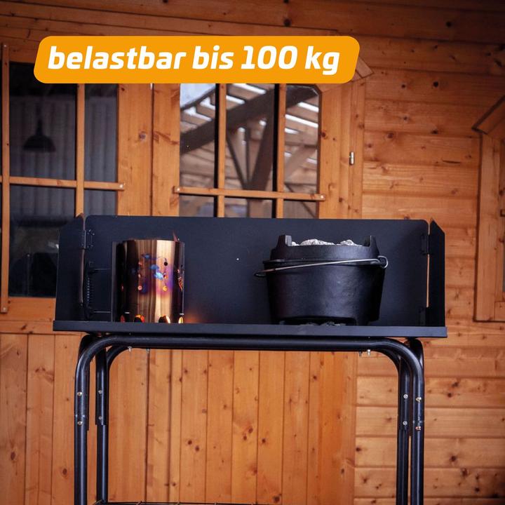 Actual product image Grillfürst Dutch Oven Station / Dutch Oven Table with Windshield