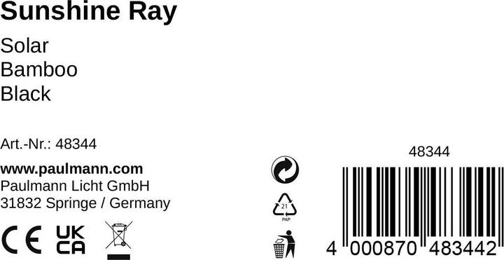 Actual product image Pauleen Ray solar lantern (1 x)