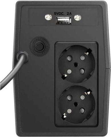 Actual product image Online USV YUNTO Smile 400 400VA/240W Line-Interactive UPS (400 VA, 240 W, Line-interactive UPS)