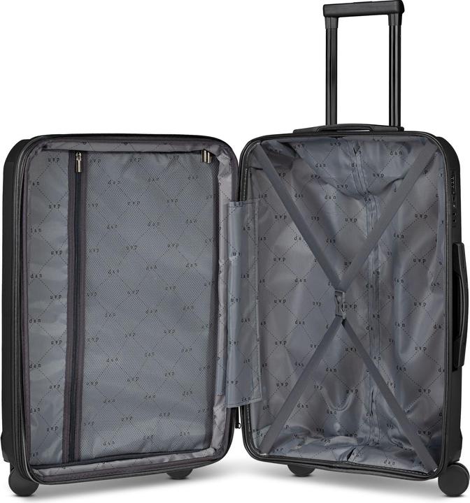 Produktbild D&N South Dakota 4 Rollen Kofferset 3-teilig mit Dehnfalte (203 l, XL (ab 115l))
