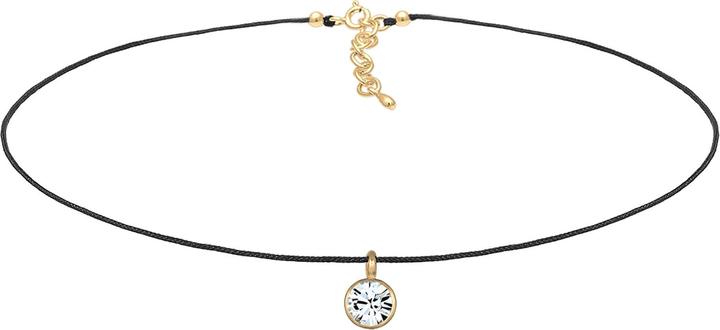 Produktbild Elli Halskette Basic Choker Kristalle 925 Silber (Nylon, Glaskristall, 925er Sterling Silber, 36 cm)