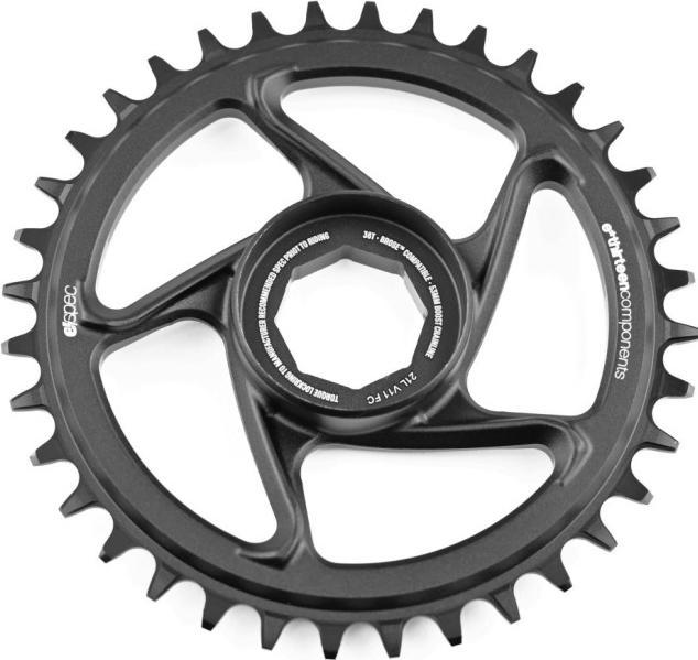 e*13 e*spec Direct Mount Kettenblatt, Brose S Mag, 36 Z., 53mm Kettenlinie, black (36)