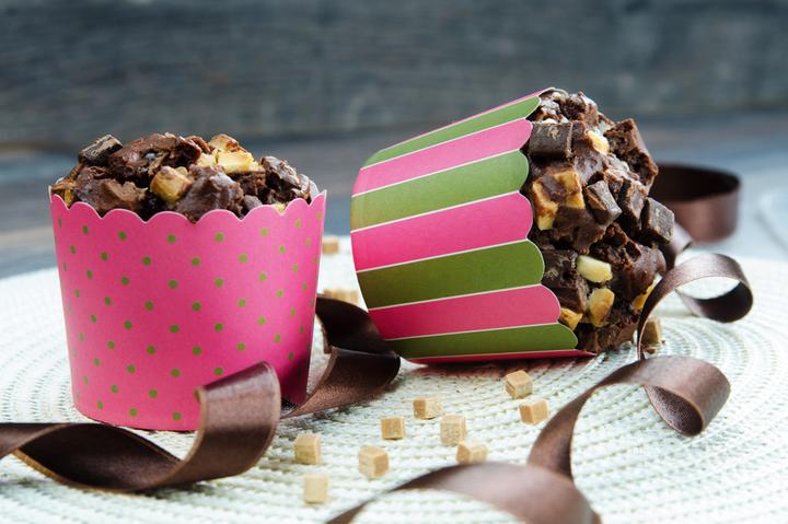 Produktbild Städter Cupcake Backformen pink oliv (7 cm)