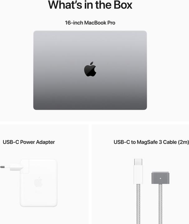 Produktbild Apple MacBook Pro – 2023 (16", M2 Max, 64 GB, 1000 GB, CH)