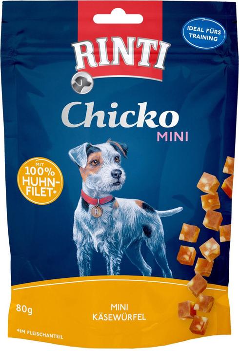 Produktbild Rinti Chicko MINI, Käsewürfel und Huhn, 80g (Adult, 1 Stk., 80 g)