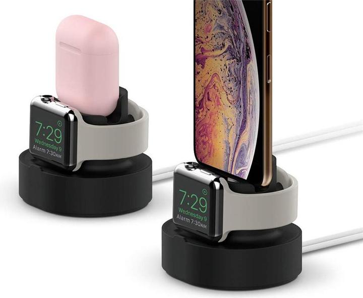 Produktbild EKO Ladestation für Apple Watch und AirPods / Smartphone 2 in 1 Haltbar aus TPU