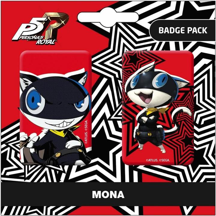 Immagine prodotto POPbuddies Persona 5 Royal badge bottoni confezione doppia Mona / Morgana