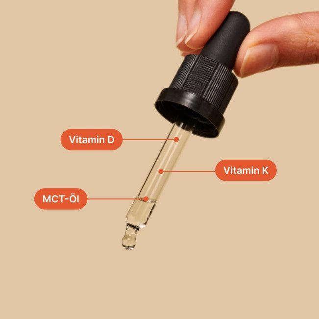 Actual product image Braineffect Vitamin D3+K2 oil (1 Piece, Liquid)
