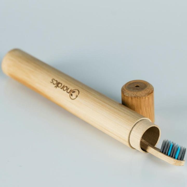 Actual product image Nordics Bamboo case for toothbrush (Toothbrush case)