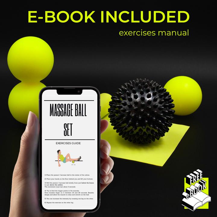 Actual product image Kalahari 4 Wellness Muskelmassagebälle, Igelball und Faszienball