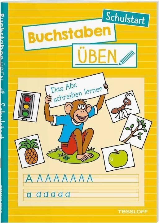 Actual product image Tessloff Buchstaben üben. Schulstart (German, Julia Meyer, Manfred Tophoven, 2022)