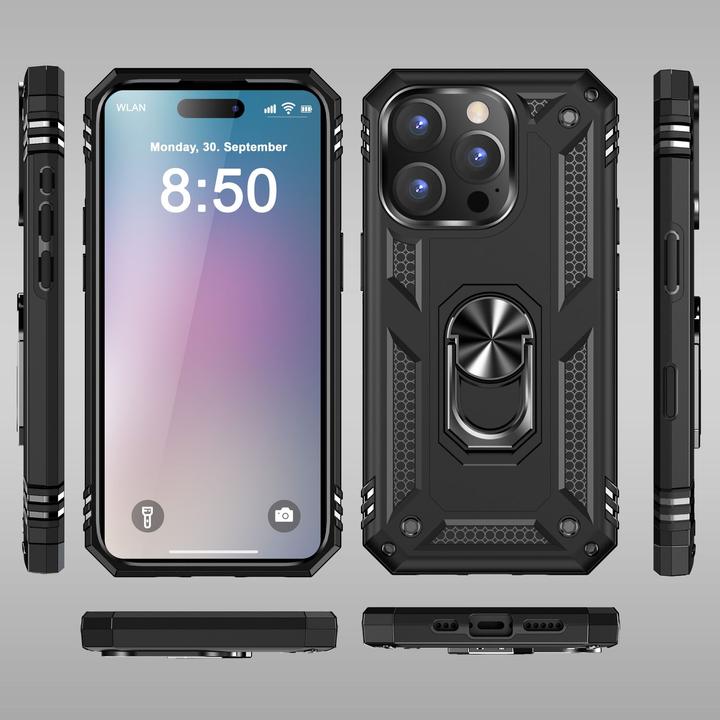 Image du produit Nalia Étui antichoc Military-Style Ring (Apple iPhone 16 Pro)