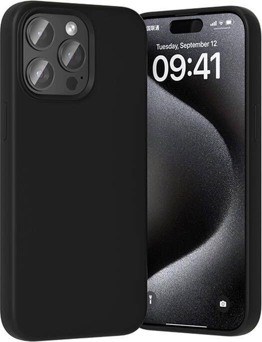 Actual product image Vention KUFB0-40 Silicone Case for iPhone 15 Pro Max (black) (Apple iPhone 15 Pro Max)
