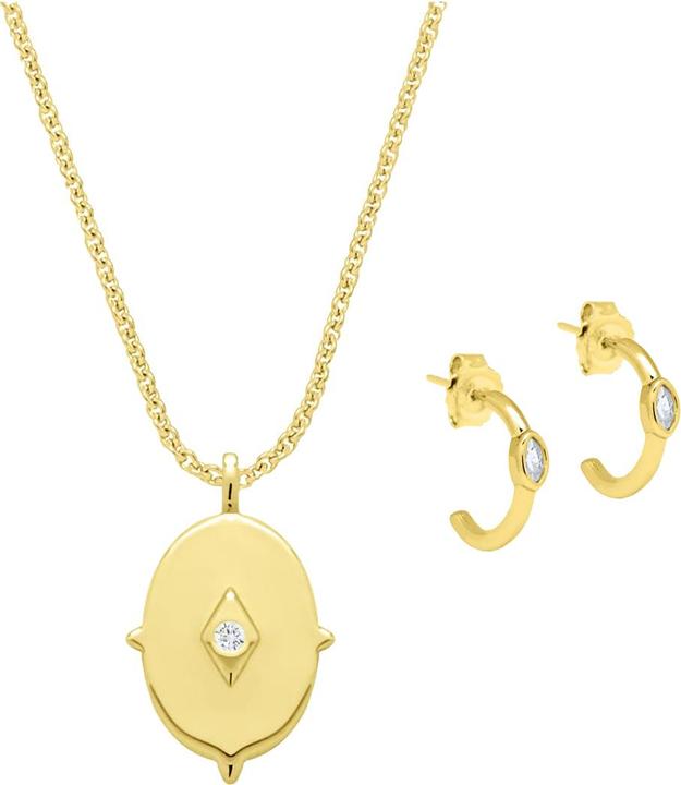 Image du produit Candy Set de bijoux Ester, argent sterling 925, plaqué or (Argent sterling 925)