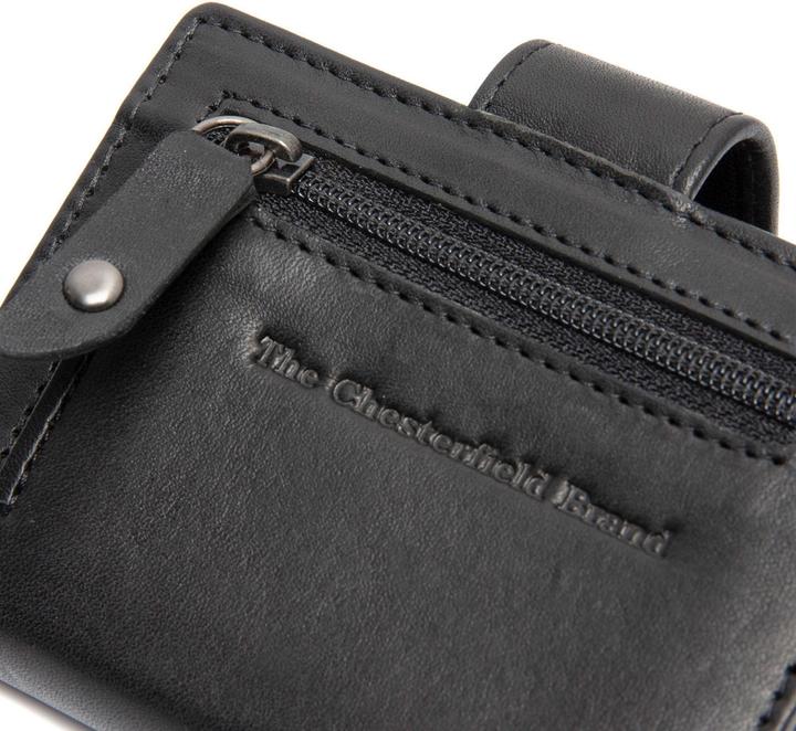 Produktbild The Chesterfield Brand Barrea Geldbörse RFID Schutz Leder 7 cm