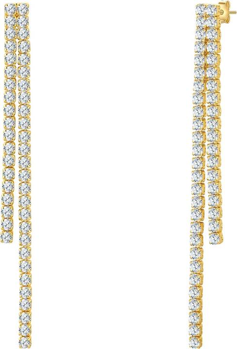 Glanzstücke München Damen Sterling Silber Zirkonia Gelbgold - 34426 (Sterling Silber)