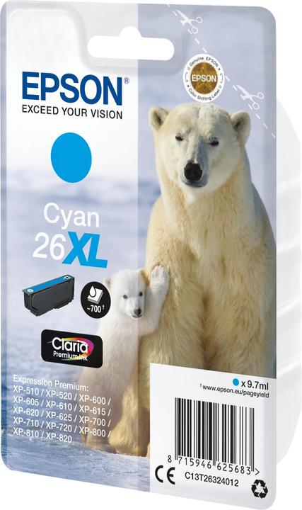 Produktbild Epson 26XL Claria Premium (C)