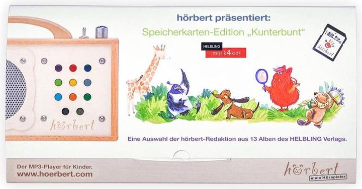 Image du produit Hörbert Cartes mémoire SDHC 4GB Kunterbunt (Helbling) (4 Go, SDHC)