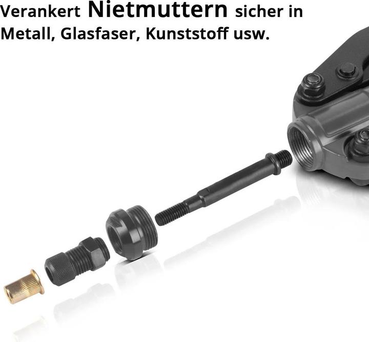 Produktbild Stahlwerk Nietmuttern- und Blindnietenzangen Set (170 mm)