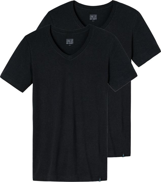 Immagine prodotto Schiesser Confezione da 2 canottiera morbida a maniche lunghe / camicia a maniche corte (L)