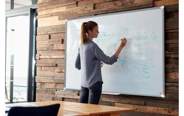 Actual product image Nobo Whiteboard Premium Plus 100 cm x 200 cm, White (200 x 100 cm)
