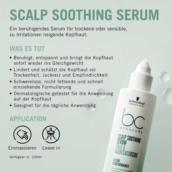 Image du produit Schwarzkopf BC Scalp Care - Sérum apaisant (100 ml)