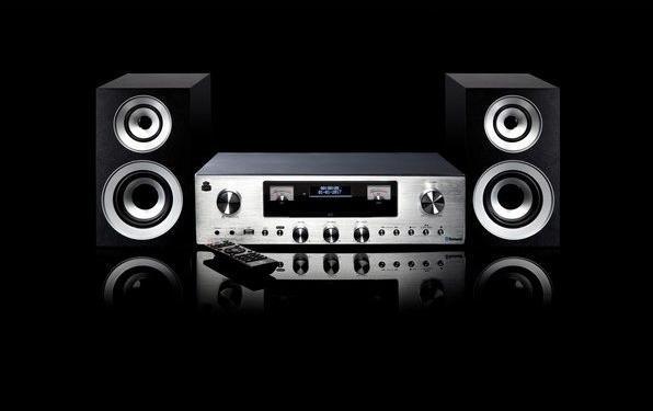 Produktbild GPO PR200 - Premium Line HiFi systeem, DAB+ radio, CD, USB, bluetooth (Bluetooth, 1x 12 W)