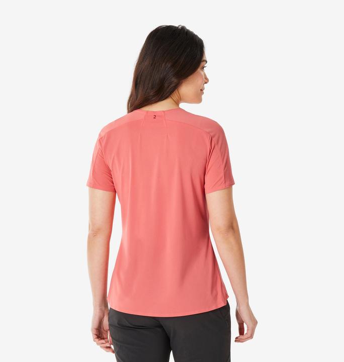 Immagine prodotto Quechua Women’s Short-Sleeved Hiking T-Shirt - MH500 - Red (XXL)