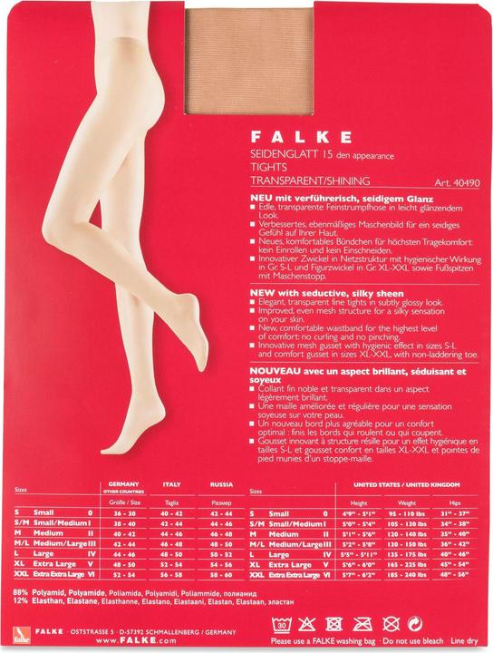 Produktbild Falke Seidenglatt 15 TI (15 DEN, 38 - 40)