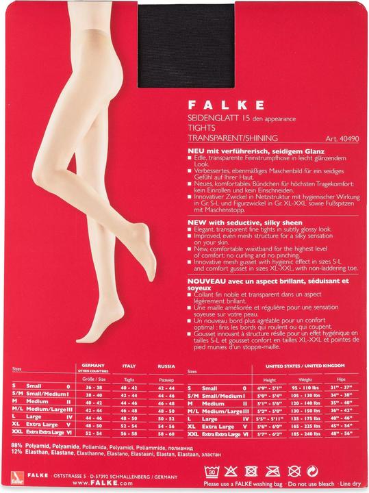 Produktbild Falke Seidenglatt 15 TI (15 DEN, 48 - 50)