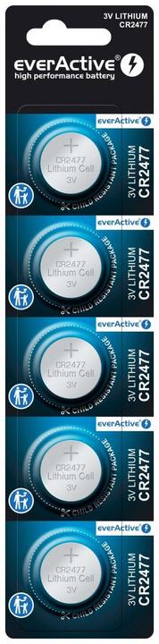 Productafbeelding Everactive LITHIUM MINIBATTERIJEN CR2477 5 ST. (5 Pcs., CR2477, 800 mAh)