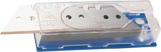 Actual product image Tecwerk Trapezoid blade length 52 x width 18.7 x depth 0.65 mm with perforation (Replacement blade)