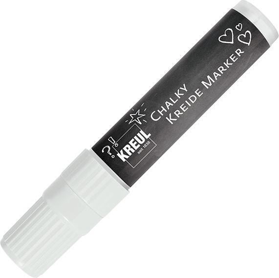Actual product image Kreul Chalk marker Chalky, XXL, Snow White (Snow White, 15 mm, 1 x)