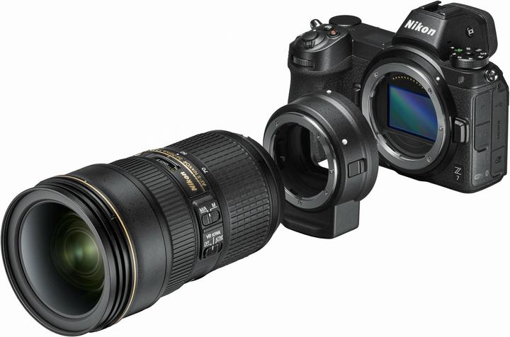 Produktbild Nikon Z 7 Body und FTZ Objektivadapter (45.70 Mpx, Vollformat)