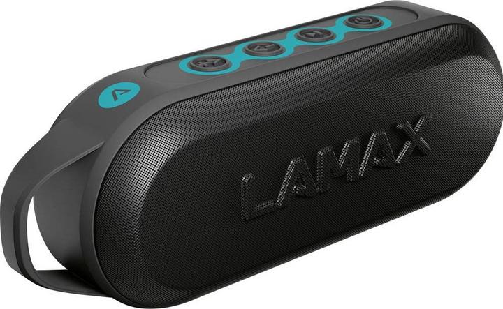 Image du produit Lamax Street2 Enceinte stéréo portable 15 W Noir (22 h, Fonctionnement sur piles)