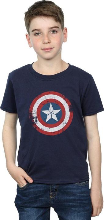 Image du produit - T-shirt CAPTAIN AMERICA CIVIL WAR DISTRESSED SHIELD - Garçon (152, 158)
