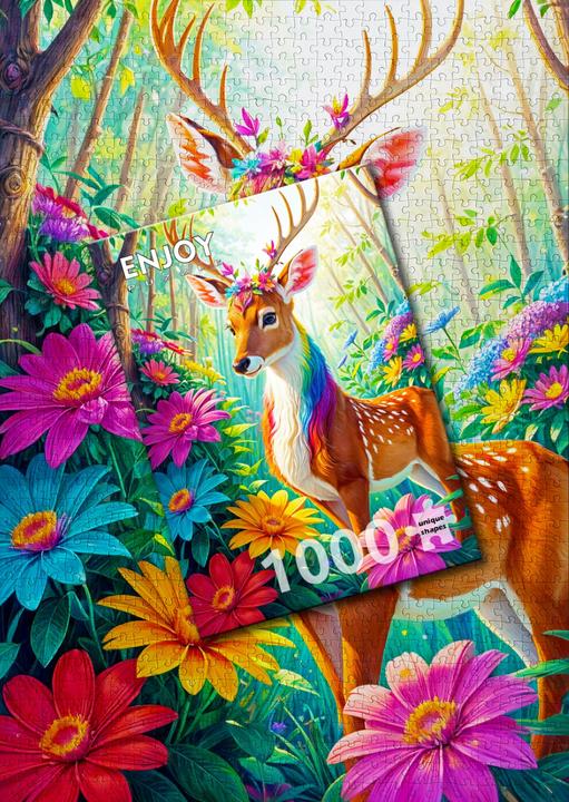 Produktbild Enjoy Puzzle Puzzle 1000 Teile - Magische Hirsche (1000 Teile)
