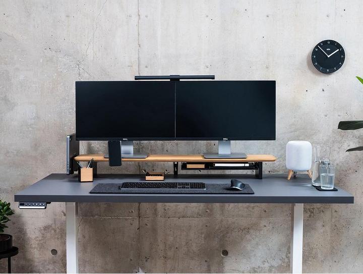 Image du produit Balolo Setup Cockpit Support de moniteur Large en bois massif