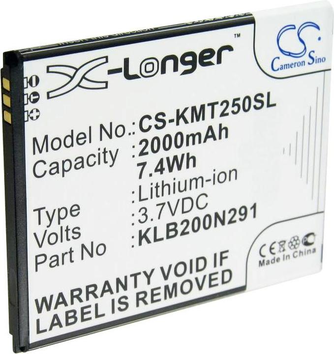 Produktbild AccuCell Akku passend für Kazam Trooper 2 5.0 Akku KLB200N291