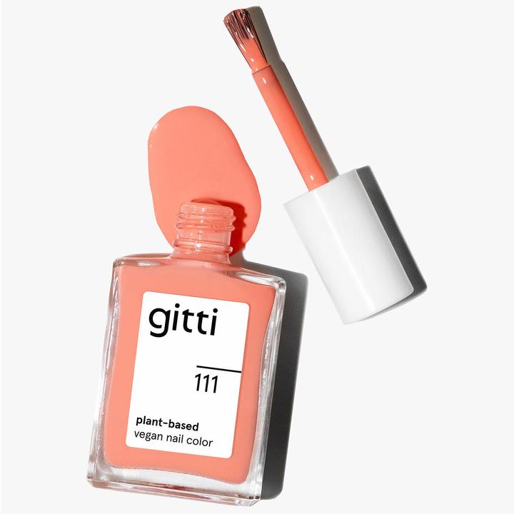 Actual product image Gitti no. 111 Nail Polish Peach Power (Peach Power, Colour paint)