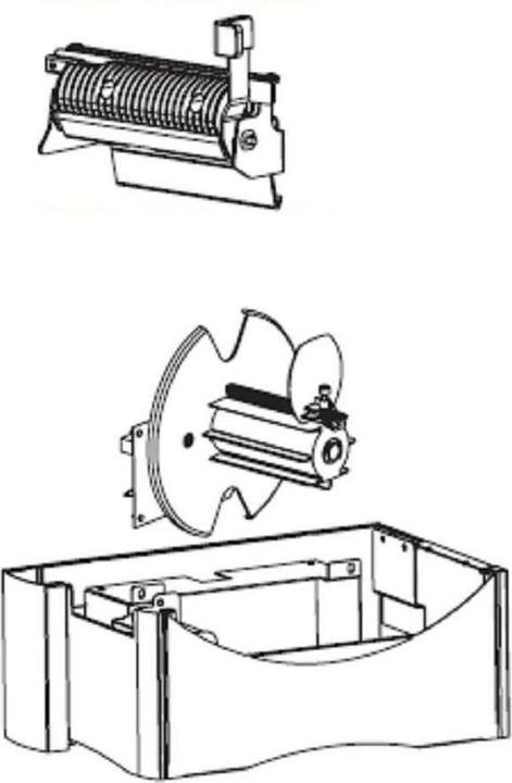 Actual product image Zebra ZM400 int. rewind/peel combi