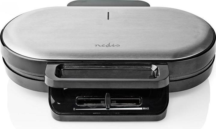 Immagine prodotto Nedis Ferro per waffle 2 x 5 Cialde a forma di cuore 12 cm 1200 W plastica/metallo (Spina UE)