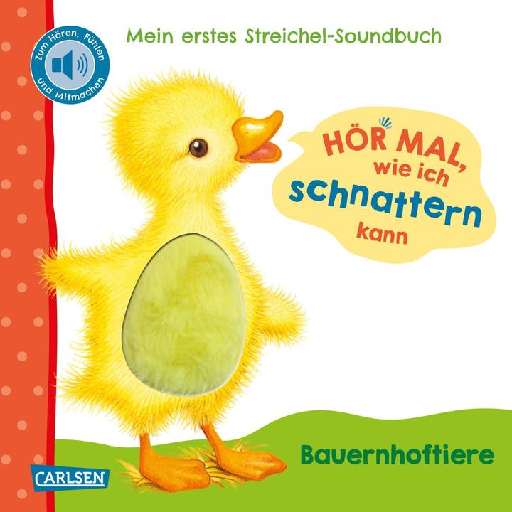 Immagine prodotto Hör mal, wie ich schnattern kann (Mein erstes Streichel-Soundbuch 1) (Tedesco)