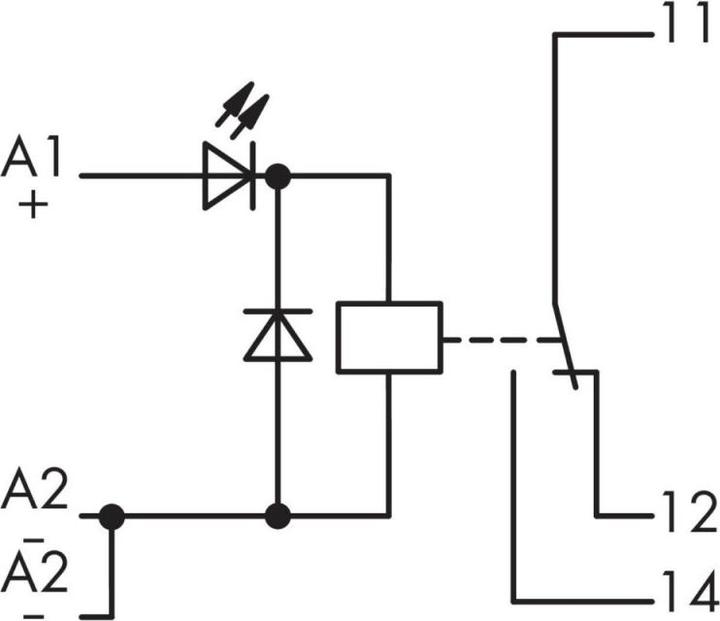 Produktbild Wago Steckrelais 24 V/DC 7 A 1 Wechsler 286-304 1 St. (286-304)