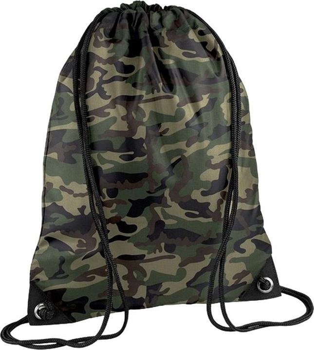 Bagbase Premium Camouflage Kordelzug Tasche (11 l)