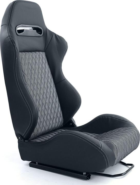 Produktbild Stag Sportsitz / Schalensitz Schwarz Silber