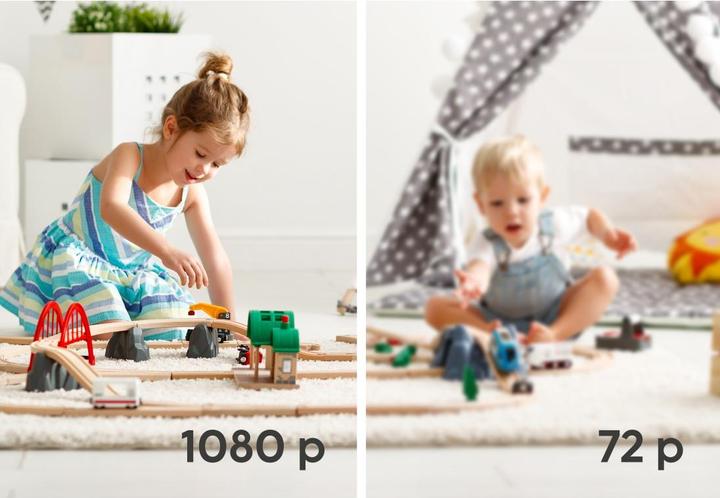Actual product image Hama Smart surveillance camera, WLAN, indoor, recording, swivelling, full HD (1920 x 1080 Pixels)
