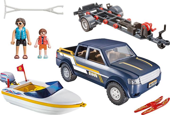 Actual product image Playmobil Pick-Up with Speedboat (70534, Playmobil Family Fun)